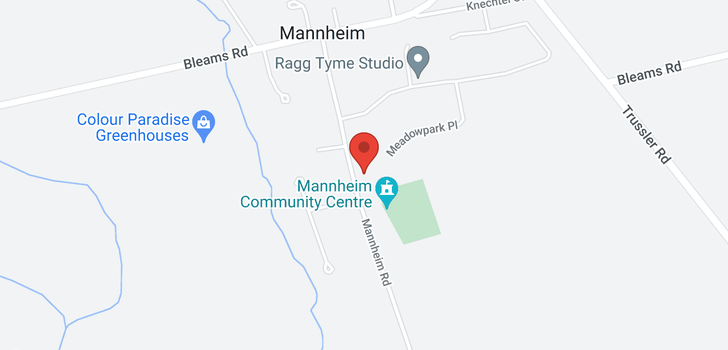 map of 1491 Mannheim Road